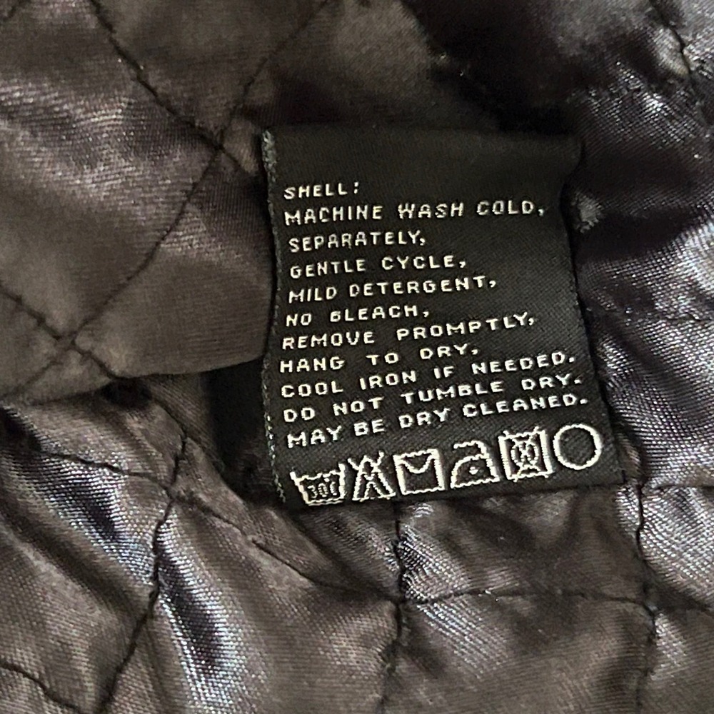 London Fog Limited Edition Black All Weather Faux Suede Quilted Jacket Women 1X - Picture 13 of 16